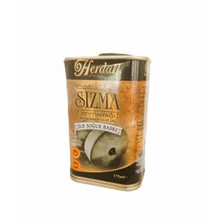 YENİ MAHSÜL 175ml TENEKE TAŞBASKI-İLK SOĞUK BASKI (ERKEN HASAT) SIZMA ZEYTİNYAĞI