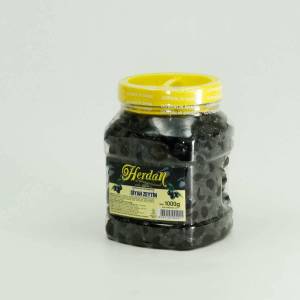ÖZEL JUMBO GEMLİK SİYAH ZEYTİN 1LT PET KAVANOZ