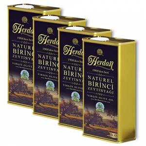 4.LÜ KAMPANYA-YENİ MAHSÜL 5 LİTRE TENEKE NATUREL BİRİNCİ ZEYTİNYAĞI