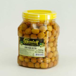 Çizik Yeşil Zeytin 1 LT Pet Kavanoz